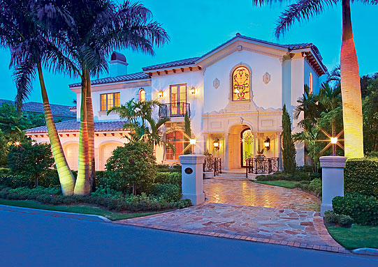 408 South Maya Palm, Boca Raton Drive, Florida Front of House